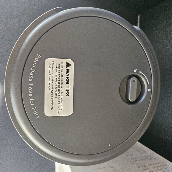 Grey Automatic Pet Cat/Dog Feeder Dispenser With Voice And Timer 5 L Food NIB - Picture 12 of 13